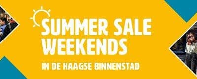 Drie weekenden; Summer Sale Weekends 2022 in de binnenstad van Den Haag